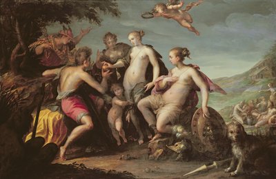 The Judgement of Paris by Hans von Aachen